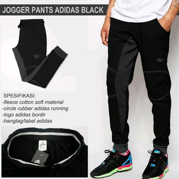 Jual CELANA JOGGER ADIDAS BLACK 