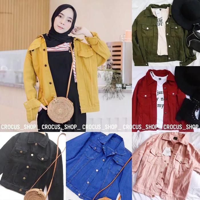 Gambar JACKET Jaket DENIM BIONDI JEANS AURORI JAKET BIONDY ATASAN WANITA - Tosca dari kurniaofficial undefined Tokopedia