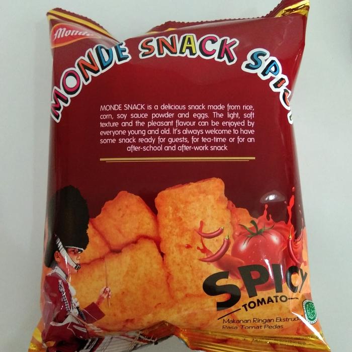 Gambar monde snack spicy dan monde snack Gold - Pedas dari Fitri Utami undefined Tokopedia