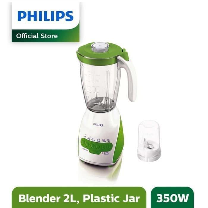 Gambar (HARGA PROMO)Philips Blender Plastik Mika Plastic HR 2115 HR2115 - 2 L - Hijau Muda dari PGH Store ID undefined Tokopedia