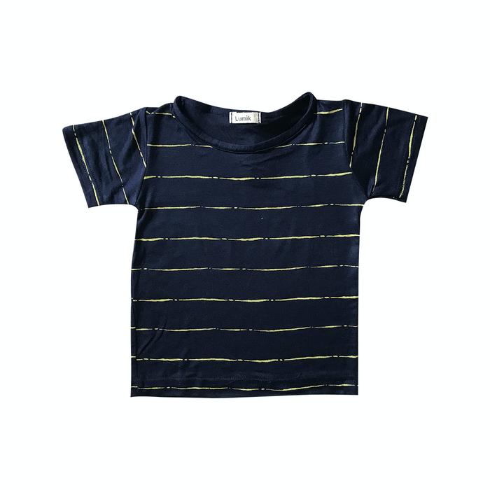 Gambar Lumik Big Navy Stripes Tee - 1-2 tahun dari Lumik Baby Shop undefined Tokopedia