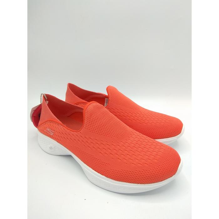 Sepatu Wanita SKECHERS GO WALK 4 CONVERTIBLE. Coral. ORIGINAL 14929CRL 36