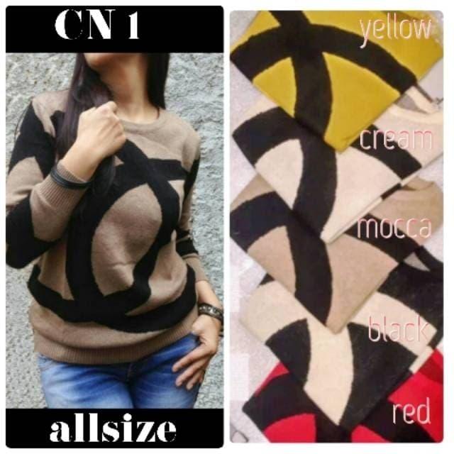 Gambar ATASAN/BLUS/BLOUSE/RAJUT PREMIUM/RAJUT IMPORT - Kuning dari Isknit undefined Tokopedia