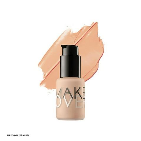 Gambar MAKE OVER Ultra Cover Liquid Matt Foundation | Makeover Foundation Cair Alas Bedak - NUDE SILK dari AILIN KOSMETIK undefined Tokopedia