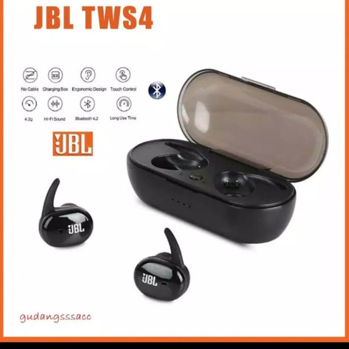 Jbl tws 4 black sale