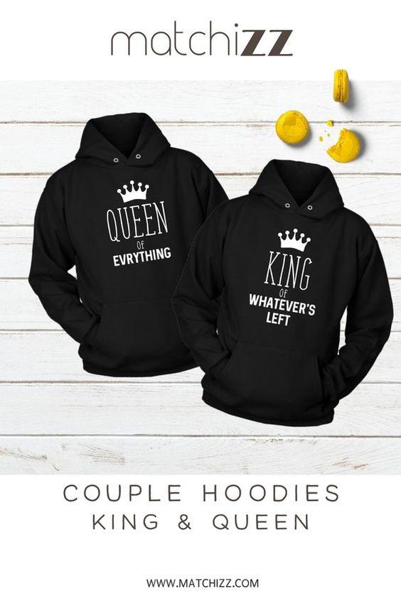 Oversized Hoodie King And Queen Matching Hoodies Couple King Size
