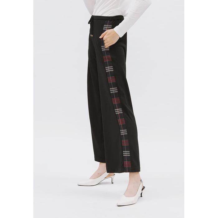 Gambar Minimal Palazzo With Checks Jet Black - S dari Minimal undefined Tokopedia