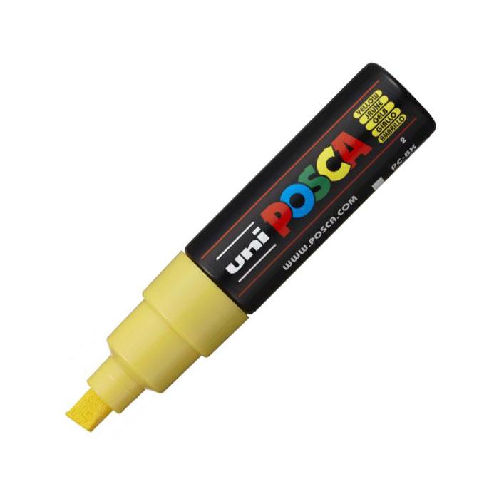 Gambar UNI POSCA PC-8K Marker Pen (Broad Chisel Tip) - Yellow dari dreamshop.jkt undefined Tokopedia