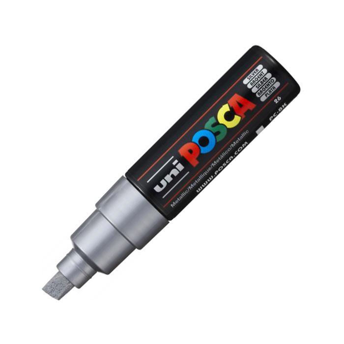 Gambar UNI POSCA PC-8K Marker Pen (Broad Chisel Tip) - Silver dari dreamshop.jkt undefined Tokopedia