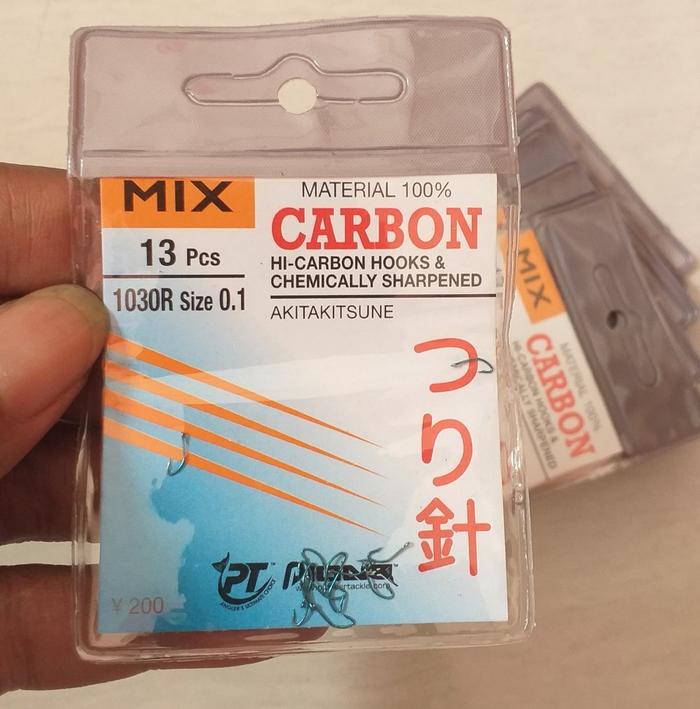 Gambar Mata kail 0.1 MIX carbon dari abi111 undefined Tokopedia