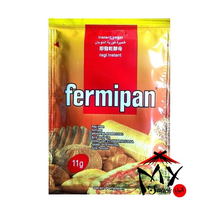 Gambar FERMIPAN SACHET 11GR - RAGI FERMIPAN - RAGI INSTAN - INSTANT DRY YEAST dari MY Snack Hut undefined Tokopedia