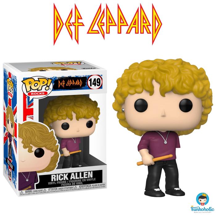 Gambar Funko POP! Rocks Def Leppard - Rick Allen #149 dari Funkoholic undefined Tokopedia