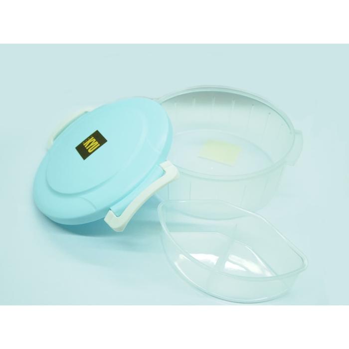 Gambar KYU BOKKUSU Kotak Bekal Makanan / Lunch Box / JP3920 - Biru Muda dari bigzoo undefined Tokopedia