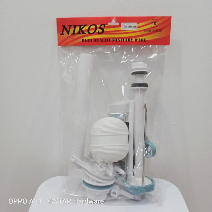 Gambar Nikos Alat Kloset Duduk Single Flush Isi Dalam Tangki Monoblock A-350 dari STAR HARDWARE STORE undefined Tokopedia