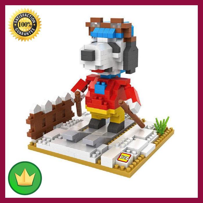 Gambar Large Diamond Block Skiing Snoppy 9525 dari GudangCeceSunter undefined Tokopedia