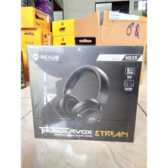 Gambar HEADSET GAMING REXUS TH VOX STREAM HX25 RGB SINGLE JAC - Putih dari Mega Surya Computer_NEW undefined Tokopedia