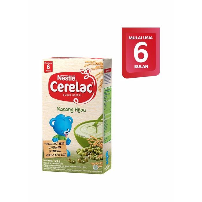 Gambar Nestle cerelac kacang hijau 120 gr dari Ferani Babyshop Lampiri undefined Tokopedia