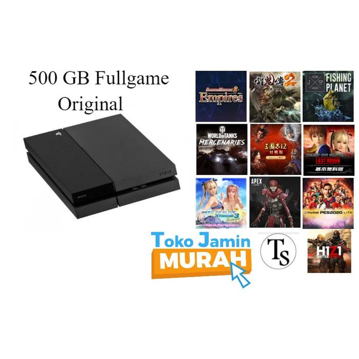 Gambar PS4 Fat 500GB Full Game - PS4 Fat 1TB Full Game Original - 500gb non stik dari Techno S General Auto / TSGA undefined Tokopedia