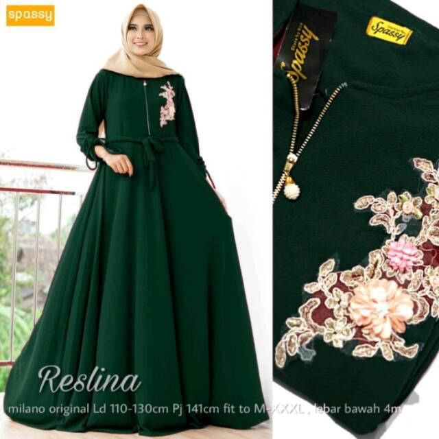 Jual Gamis Waffle Milano Reslina Maxy Ori Spassy Wanita Jakarta Barat Keysa Store 66 Tokopedia