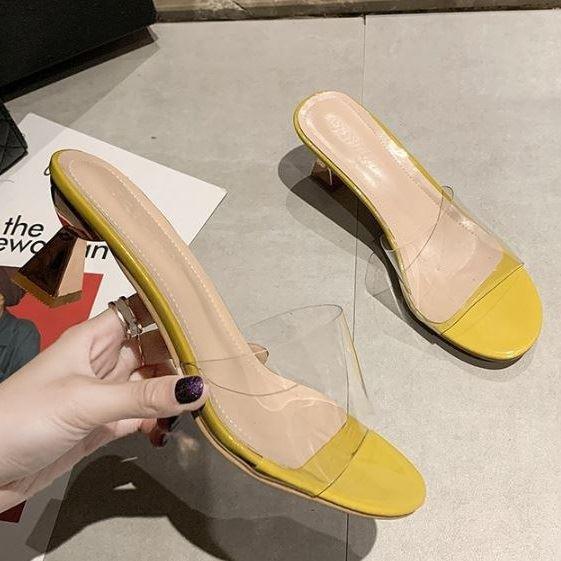 yellow heels size 6