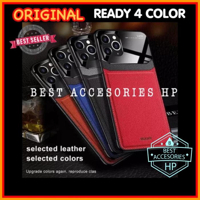 Jual IPHONE 11 PRO MAX LEATHER CASE FUNDOS DESIGN HARD SOFT