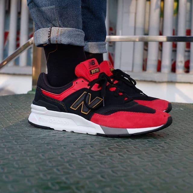 Jual New Balance 997H Black Red CNY 