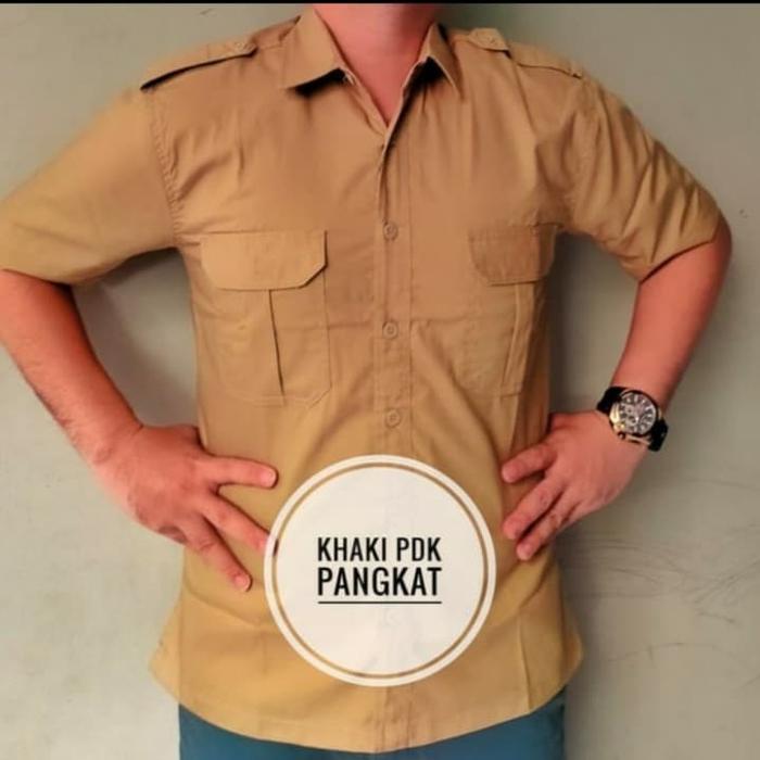 Gambar baju seragam pemda khaki pns pemda kemeja pria dari jekiantoni shop undefined Tokopedia