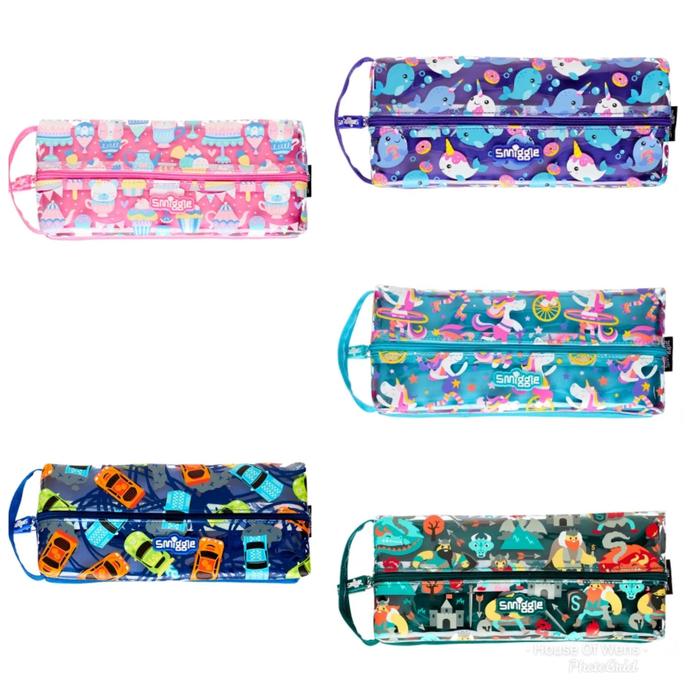 Gambar SMIGGLE WHIRL JUNIOR FLIP ZIP PENCIL CASE - TEMPAT PENSIL SMIGGLE - Biru Muda dari HOUSE OF WENS undefined Tokopedia