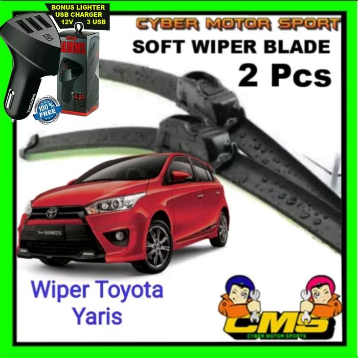 Jual Wiper Toyota Yaris Or All New Yaris Soft Wiper Sett Depan 2pcs Jakarta Barat Wiper Mobilangkasajaya 
