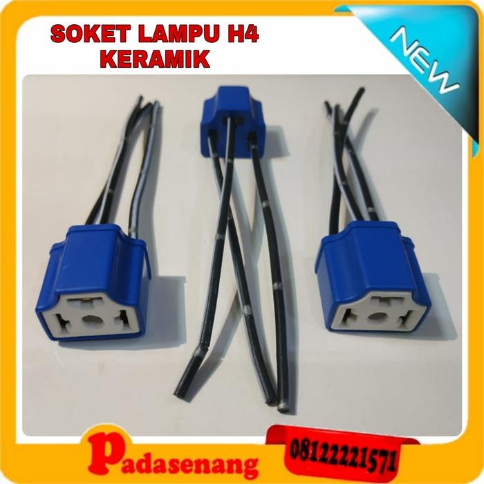 Jual Socket Lampu H4 Keramik Soket Lampu H4 Soket Lampu Sealbeam Socket H4 Jakarta Pusat Pada Senang Tokopedia