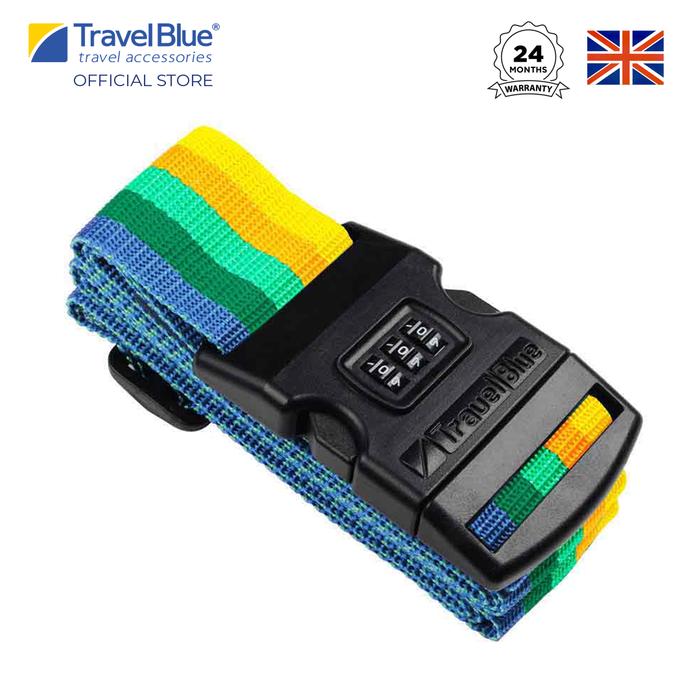 Gambar Travel Blue 2" Tali Bagasi Luggage Strap - 3 Dial Combination TB047 - Ungu dari Travel Blue Indonesia undefined Tokopedia