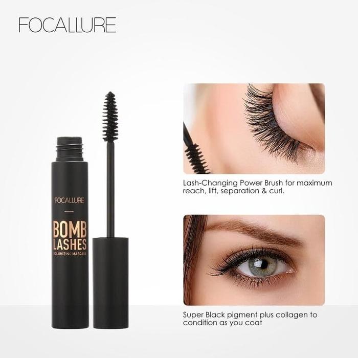 Gambar Official Distributor Focallure Bomb Lashes Mascara FA44 Maskara Hitam dari Cosmetici undefined Tokopedia