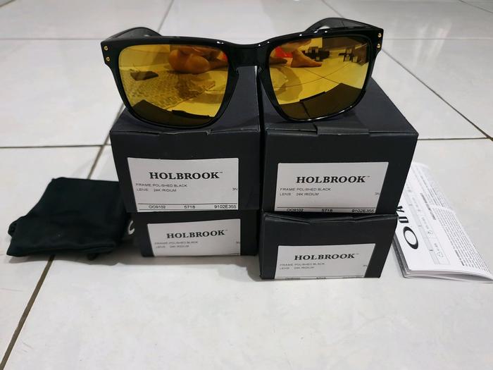 Jual Oakley Holbrook Polished Black 24K 