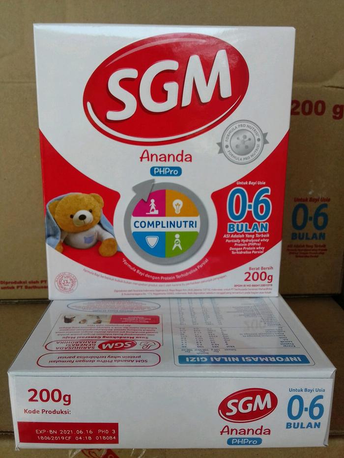 Gambar SGM Ananda PHPro 0-6 200g dari sinkastore0299 undefined Tokopedia