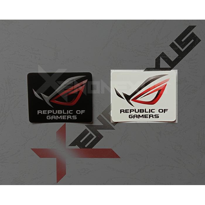 Gambar Stiker Logo Republic of Gamers (ROG) - Putih dari Xenonexus undefined Tokopedia