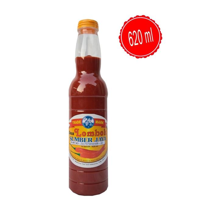 Gambar Saos Sambal Lombok Merah 620 mL ( Sumber Jaya ) dari Sumber Jaya Food undefined Tokopedia