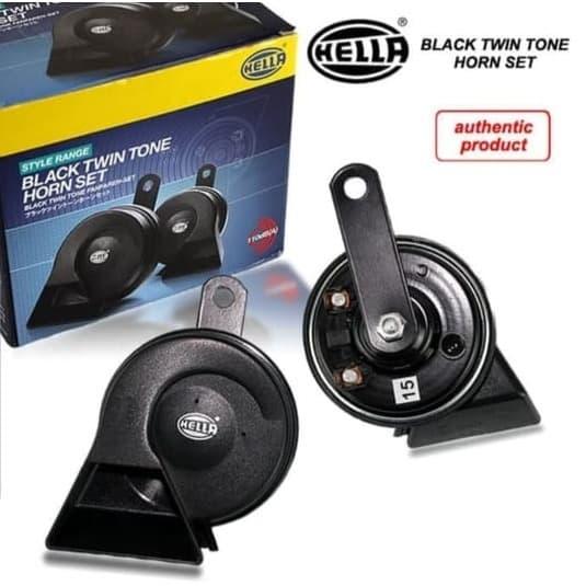 Gambar Klakson HELLA Black Twin Tone Keong Hitam dari st variasi mobil undefined Tokopedia