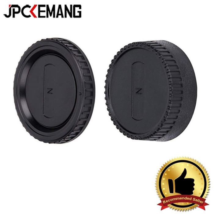 Gambar JJC L-R2 Body Cap and Rear Lens Cap for Nikon dari JPC Kemang undefined Tokopedia