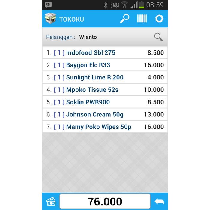 Gambar Software Aplikasi Toko Kasir Android dari Enma Ai undefined Tokopedia