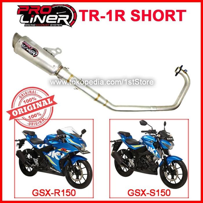 Gambar Knalpot Proliner TR1 Short GSX R150 S150 Original Pro Liner R S 150 dari The 1st Store undefined Tokopedia