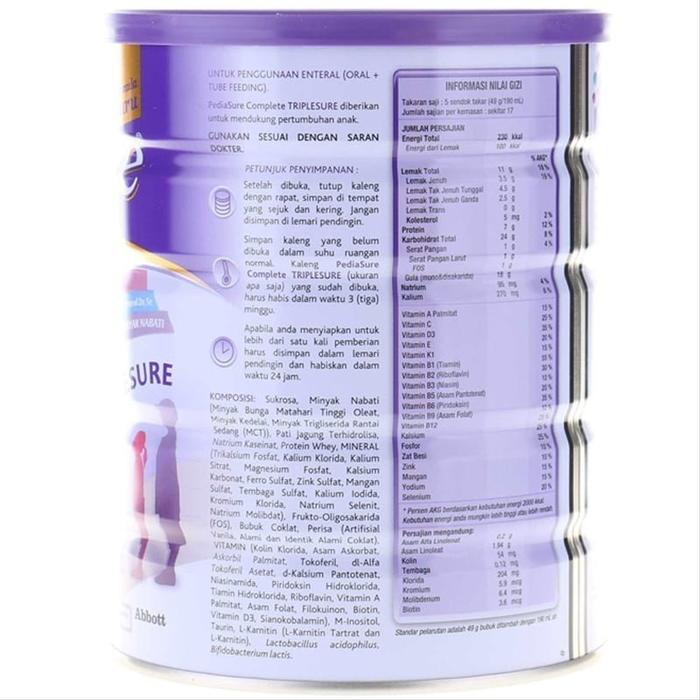 Gambar Pediasure Complete Susu Formula 850gr dari sasmikostore0307 undefined Tokopedia