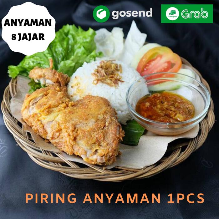 Gambar Piring Anyaman Asli Alami Praktis Piring Rotan / Lidi dari Antares Star undefined Tokopedia
