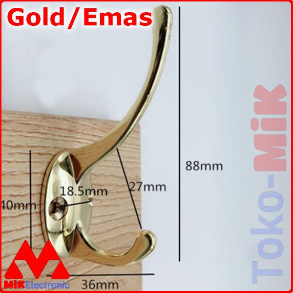 Gambar Kapstok Gantungan Baju Hotel Hook Model Antik Eropa Klasik - GOLD dari Toko-MIK undefined Tokopedia