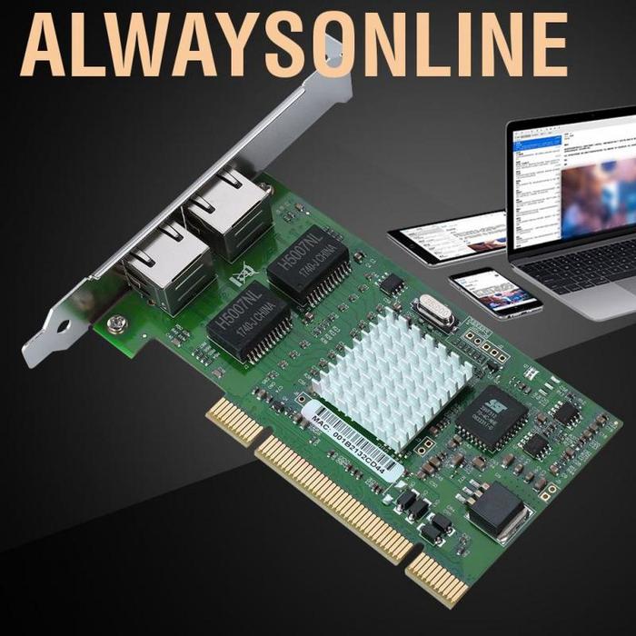 Dual 2 R45 Port LAN Gigabit Gold-Plated PCI-EX1 1000Mbps Server Adapter for Intel 82575EB Chip Ethernet Network Card Dual 2 R45 Port LAN Gigabit Gold-Plated PCI-EX1 1000Mbps Server Adapter for Intel 82575EB Chip Ethernet Network Card
