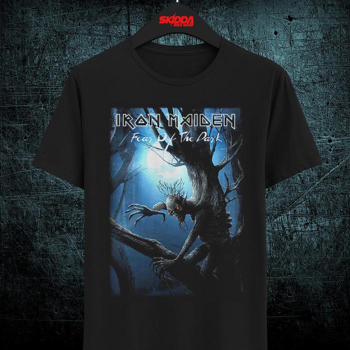 Gambar Kaos Iron Maiden Fear of The Dark Cover Album - DTG Printed - S-XL - M dari Shachi Store Indonesia NEW undefined Tokopedia
