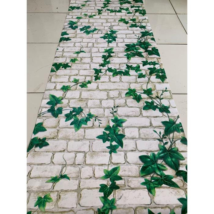 Gambar Wallpaper kartun bata 3D bunga ukuran 45 cm x 950 cm - random dari farisha shop undefined 4 Tokopedia