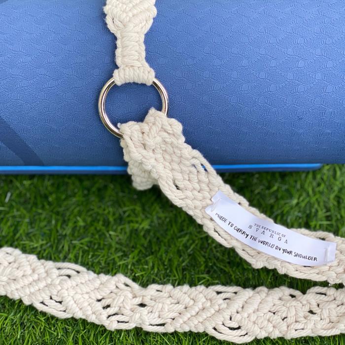 Gambar SVRG Yoga Mat Carrier / Yoga Bag / Yoga Strap Macrame Makerami - TYPE 004 dari SVRG Store undefined Tokopedia