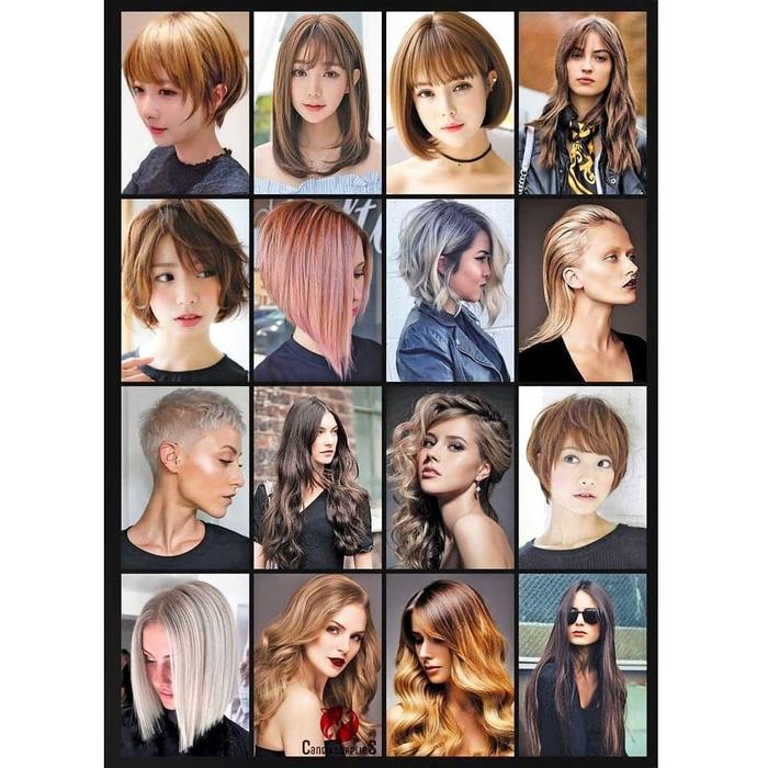 Jual Poster Potong Rambut Wanita Poster Gambar Salon Barber Cewek Kota Surabaya Agen Kosmetik Grosir Tokopedia