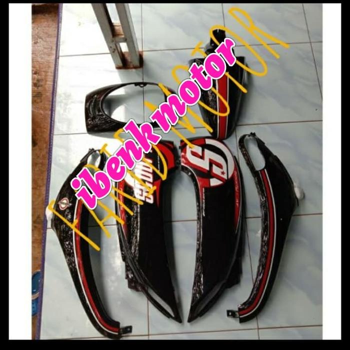 Jual Cover Body Scoopy Fi 2013 2016 Hitam Putih Kab Bogor Ibenk Motor Tokopedia