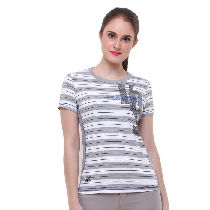 Gambar LGS - Slim Fit - Kaos Wanita - Abu - Salur 310-54 - M dari LGSgeneration undefined Tokopedia